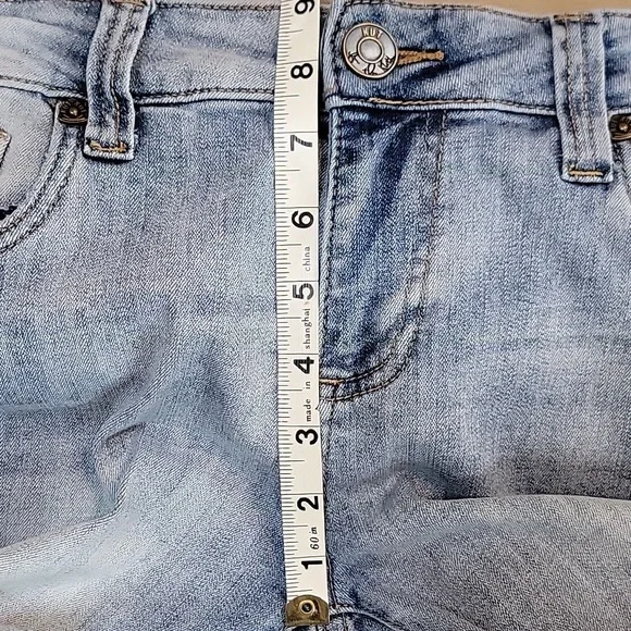 Kut from the Kloth Distressed BARDOT Crop Skinny Boyfriend Jeans Size 4 EUC - Picture 11 of 16